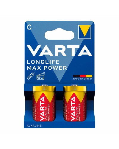 Akut Varta longlife max power 1,5 V Tyyppi C LR14 (2 osaa)