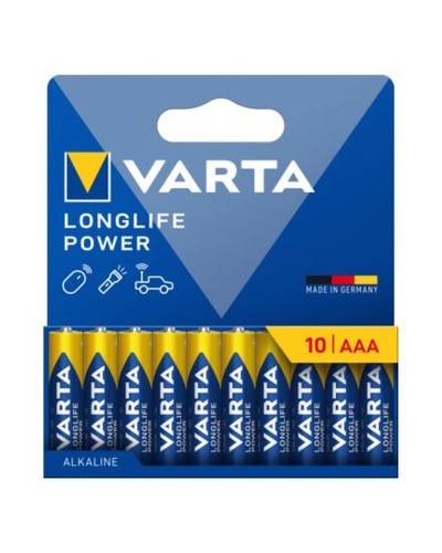 Pilas Varta longlife power 1,5 V AAA LR03 (10 Unidades)