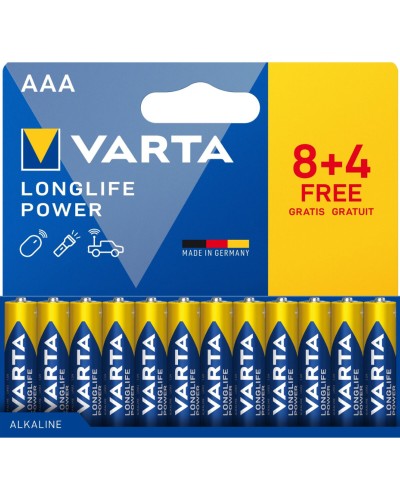 Batterien Varta longlife power 1,5 V AAA LR03 (12 Stück)