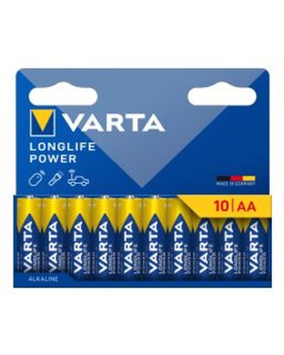 Batterier Varta longlife power aa - lr06 1,5 V AA LR06 (10 antal)