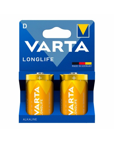 Batteries Varta longlife d - lr20 1,5 V LR20 Type D (2 Units)