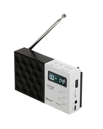 Radio Adler pll fm ad 1908 Black White