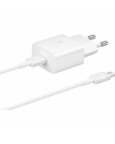 Chargeur Mural + Câble USB C Samsung EP-T1510XWE Blanc 15 W