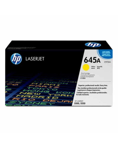 Toner original HP 645A Jaune