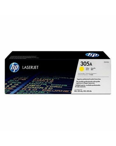 Original Toner HP CE412A Gul