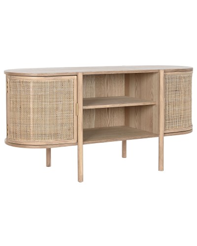 TV-kalusteet Home ESPRIT Luonnollinen Kumipuu 120 x 43,5 x 60 cm