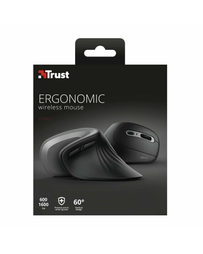 Wireless muis Trust Verro Zwart Grijs