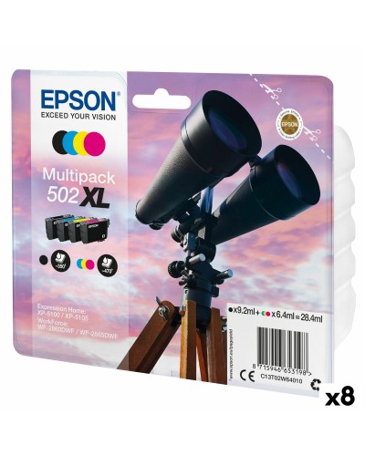 Cartuccia ad Inchiostro Originale Epson XP-5100 5105 WF2860DWF 2865DWF Nero/Ciano/Magenta/Giallo (8 Unità)