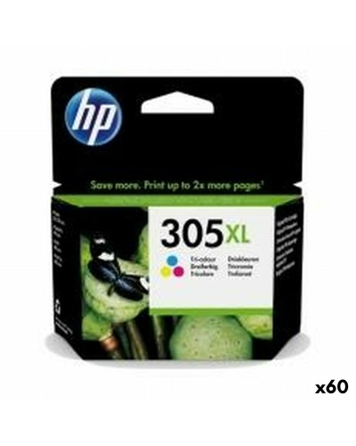 Original Ink Cartridge HP 305XL Tricolour (60 Units)