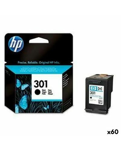 Cartucho de Tinta Original HP DESKJET 1050, 2050, 2050S -Nº301- Negro (60 unidades)