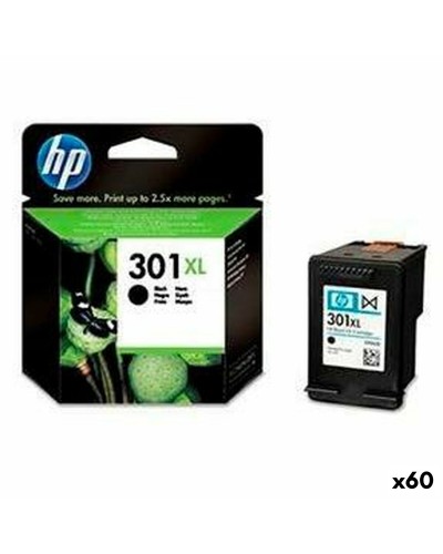 Original Ink Cartridge HP Nº301XL Black (60 Units)