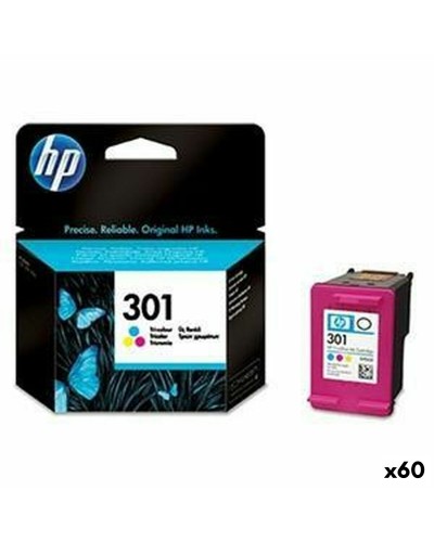 Originele inkt cartridge HP 301 Tricolor (60 Stuks)