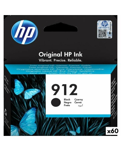 Original Tintenpatrone HP Nº912 Schwarz (60 Stück)