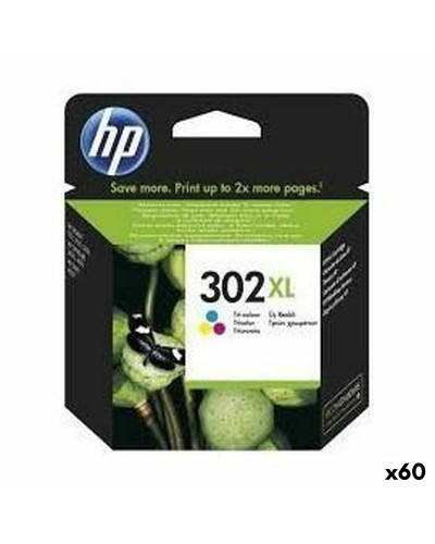Cartucho de Tinta Original HP 302XL Tricolor (60 unidades)