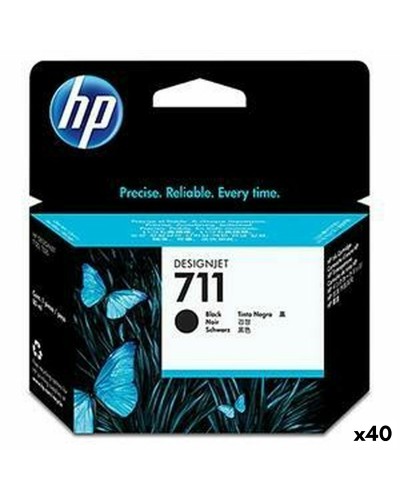 Cartouche d'Encre Compatible HP 711 Noir (40 Unités)
