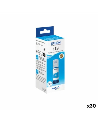 Navulinkt Epson ECOTANK ET-5850, ET-5800, ET-16650, ET-16600, ET-5880, ET-5170 - Nº 113 Cyaan