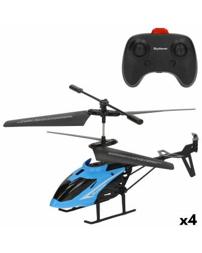 Helikopter op afstandsbediening Colorbaby (4 Stuks)