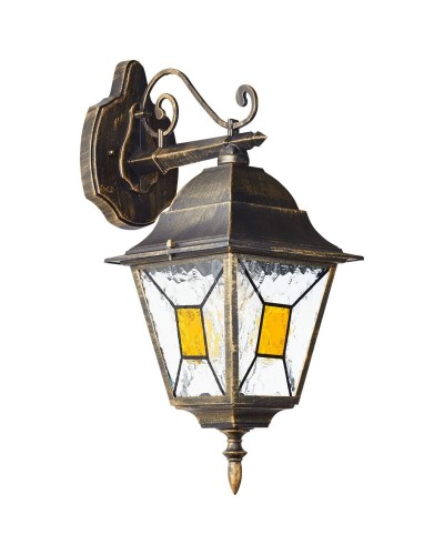 Vägglampa Brilliant Janel Extern E27 Svart 60 W