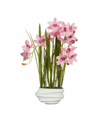 Koristekasvi Mica Decorations Cymbidium Polyesteri Orkidea 81 x 49 x 40 cm Keinotekoinen