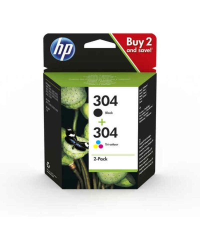 Cartouche d'encre originale HP 3JB05AE Noir Multicouleur (2 Unités)