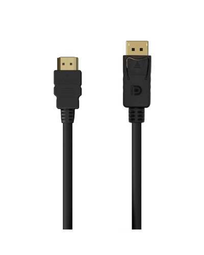 DisplayPort - HDMI-kaapeli Aisens A125-0551 Musta 1,5 m