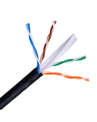 Kabel Ethernet LAN Aisens A135-0264 Schwarz 305 m