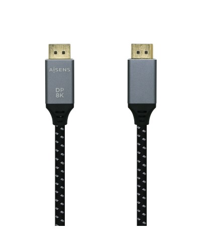 DisplayPort-Kabel Aisens A149-0434 50 cm Schwarz Schwarz/Grau