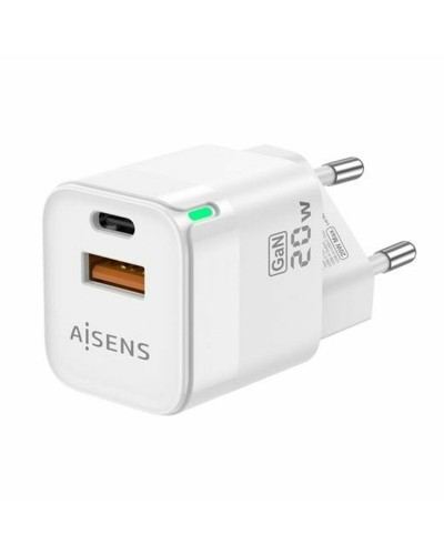 Oplader Aisens ASCH-20W2P002-W Wit 20 W (1 Stuks)