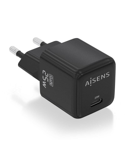 Cargador de Pared Aisens ASCH-25W1P013-BK 25 W Negro (1 unidad)