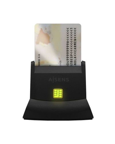 Lettore di Schede DNI/SIP Aisens ASCR-SN05-BK Nero
