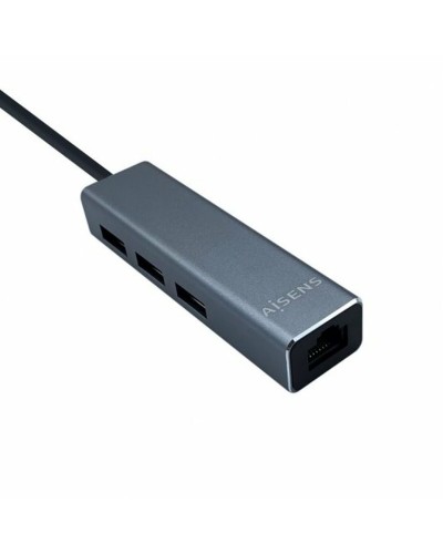 USB-keskitin Aisens A106-0401 Harmaa (1 osaa)