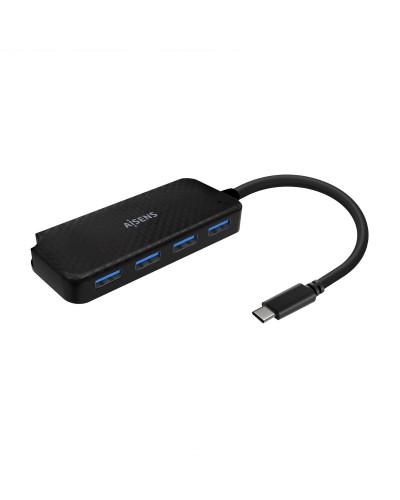 Hub USB Aisens A109-0715 Schwarz (1 Stück)