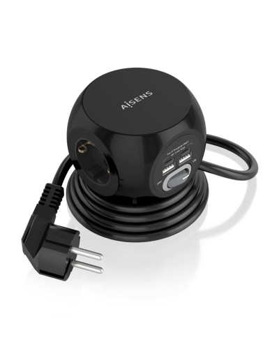 Réglette Aisens ASPS-2A2C05-BK (1,4 m)