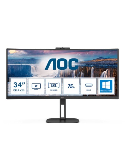 Näyttö AOC CU34V5CW/BK 34" 100 Hz 60 Hz