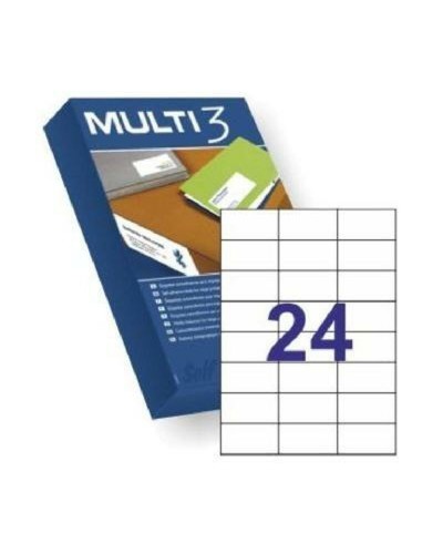 Adhesive labels Apli 10518 500 Sheets 70 x 37 mm White