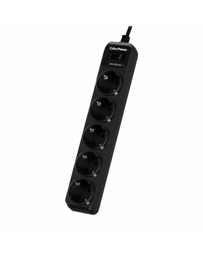 Multiprise 5 Prises avec Interrupteur Cyberpower B0520SC0-DE (1,8 m)