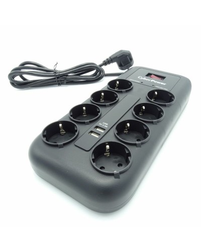Power Socket 8 Sockets with Switch Cyberpower P0820SUF0-DE (1,8 m)