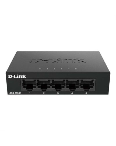 Työpöytäkytkin D-Link DGS-105GL/E Musta