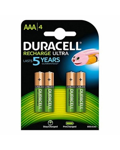 Laddningsbara Batterier DURACELL DURHR03B4-850STCX5 1,2 V AAA (4 antal)