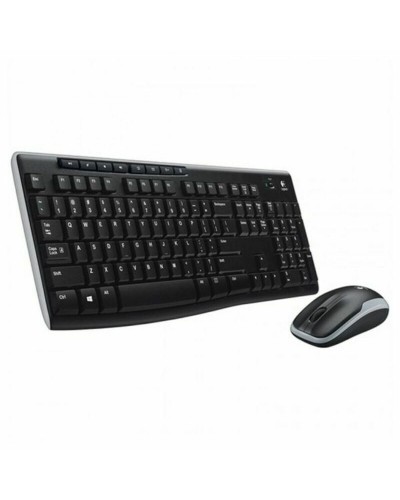 Tastiera e Mouse Wireless Logitech 920-004513 Nero Qwerty in Spagnolo QWERTY