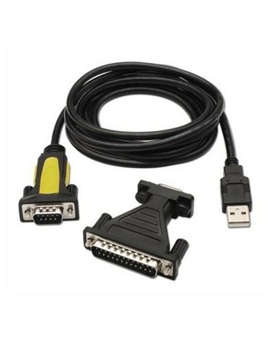 Adaptateur USB vers RS232 NANOCABLE 10.03.0002 1,8 m Noir 1,8 m