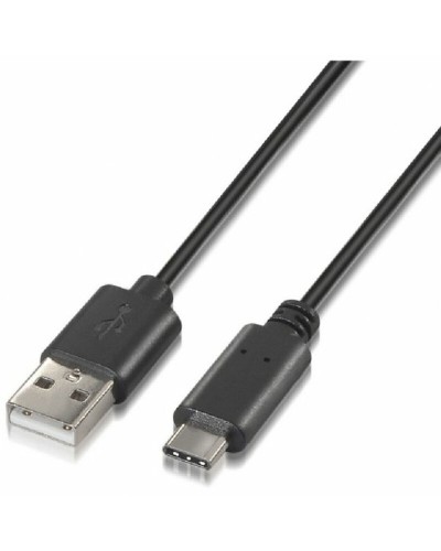 USB A - USB-C kaapeli NANOCABLE 10.01.2102 Musta 2 m