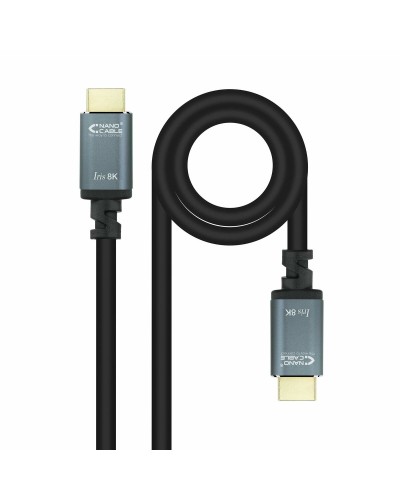 HDMI-Kabel NANOCABLE 10.15.8002 Zwart 2 m 8K Ultra HD