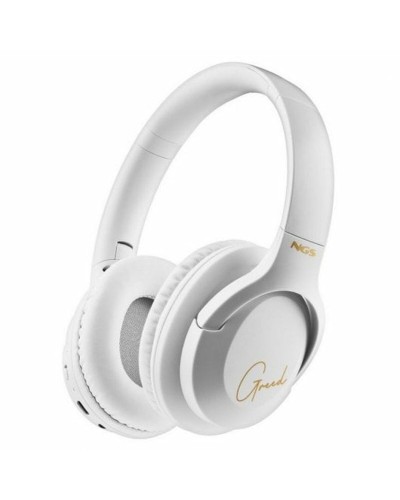 Casques Bluetooth avec Microphone NGS ARTICAGREEDWHITE Blanc