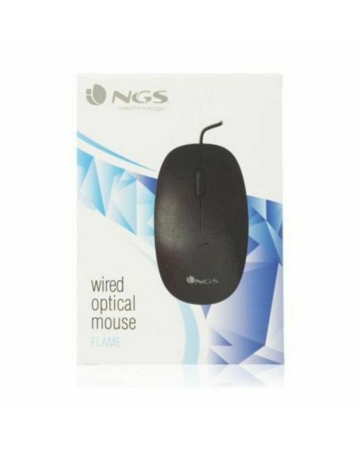 Optische Muis NGS NGS-MOUSE-0906 Zwart 1000 dpi