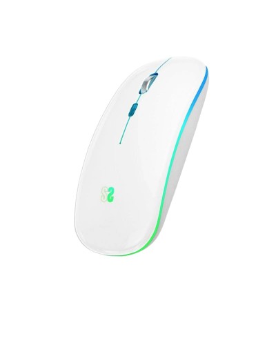 Ratón Bluetooth Inalámbrico Subblim SUBMO-LDFLAT2 Blanco