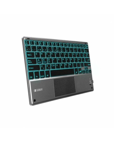 Bluetooth toetsenbord met tablethouder Subblim SUB-KBT-SMBT51 Grijs Multicolour Qwerty Spaans QWERTY