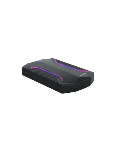 Carcasa para Disco Duro TooQ TQE-2599RGB Negro 2,5"
