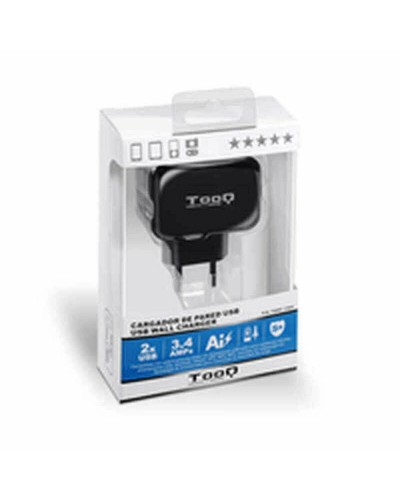 Oplader TooQ TQWC-1S02 USB 17W Zwart 17 W