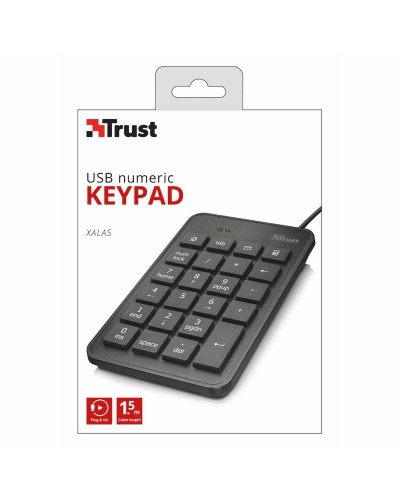 Teclado numérico Trust 22221 Negro